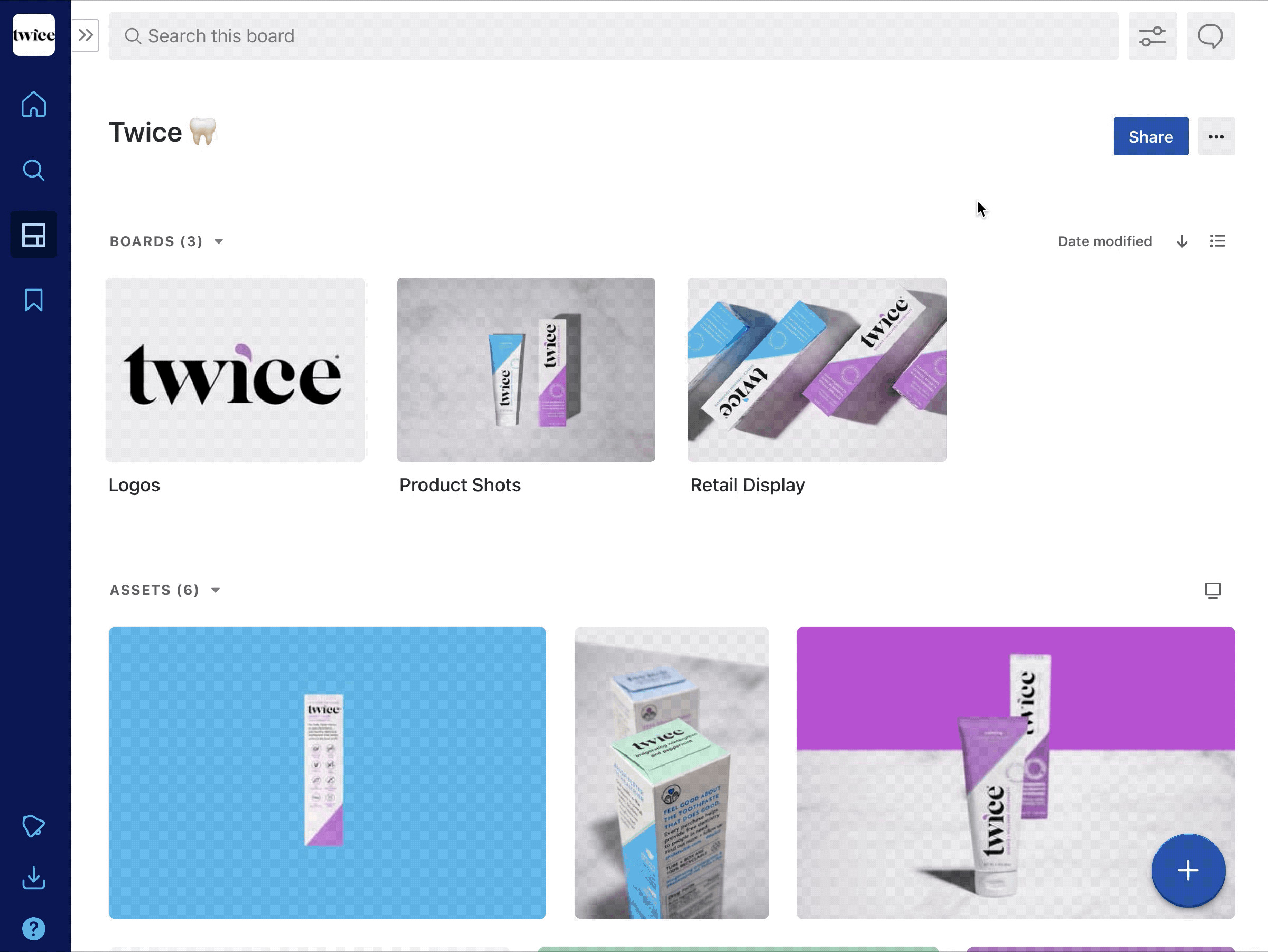 UI animation of brand guidelines